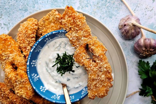 faworki z kurczaka - podanie