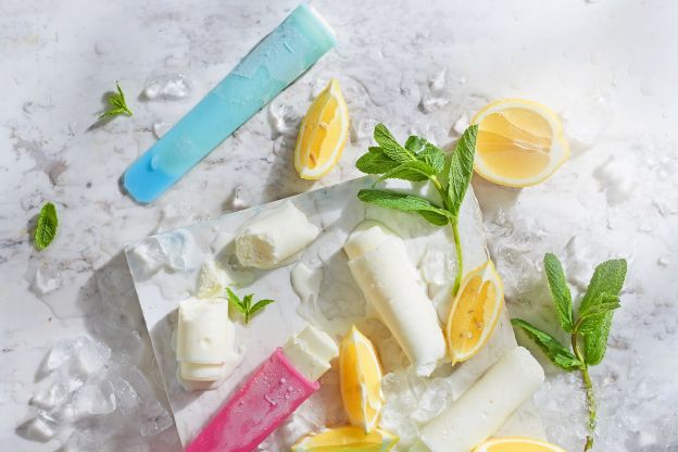 Przepis: Domowe lody cytrynowe z bananami