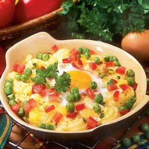 Zapiekanka ziemniaczana z jajkiem