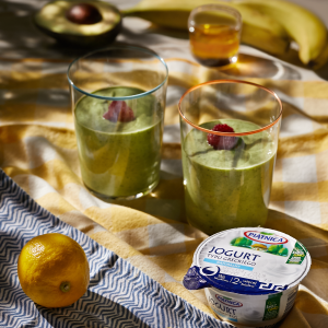 Smoothie z awokado, szpinaku i banana