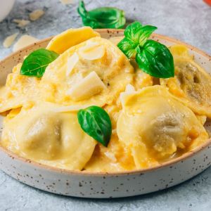 Pierogi z dynią i parmezanem