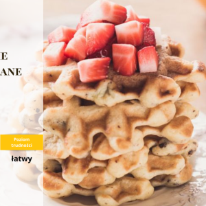 Wegańskie gofry owsiane