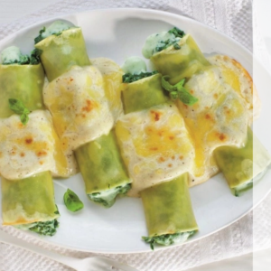 Cannelloni ze szpinakiem - pyszne cannelloni z warzywami