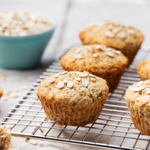 Owsiane muffiny bez mąki - idealna propozycja na śniadanie!