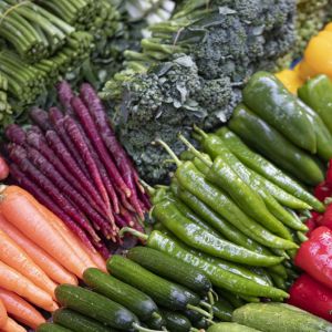 kolorowe warzywa i owoce