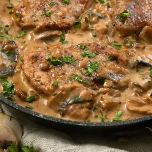 polędwiczki w sosie grzybowym