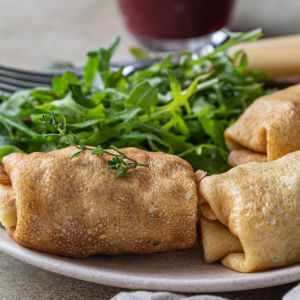 nalesniki z mięsem mielonym