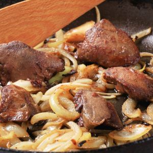 wątróbka na patelni