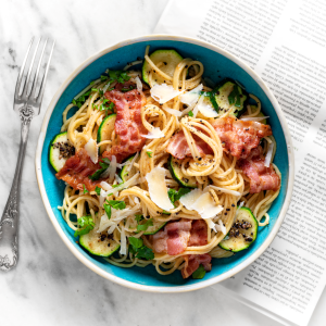 Carbonara z cukinią