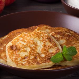 placuszki z jabłkami