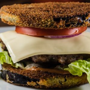 burger z bakłażana