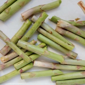 końcówki szparagów