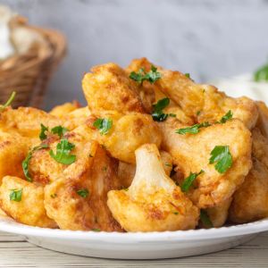 kalafior w cieście naleśnikowym