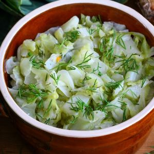 młoda kapusta babci