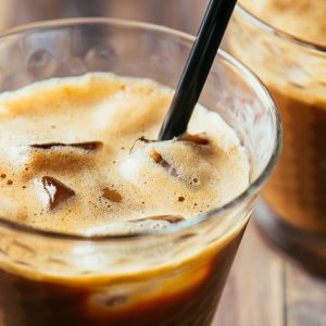 kawa mrozona z bananem