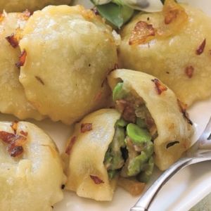 pierogi z bobem