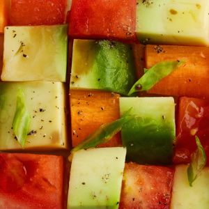 sałatka szachownica