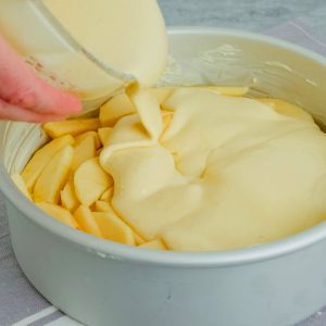 ciasto jabłkowe z budyniem