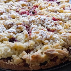 ciasto ze śliwkami pod kruszonką