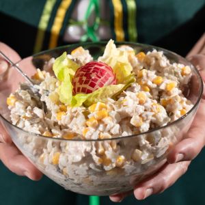 sałatka z pieczarkami