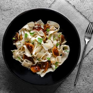 Makaron z borowikami