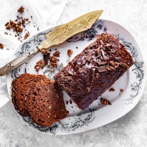 Ciasto czekoladowe z bananami