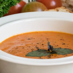 Zupa z pieczonych warzyw