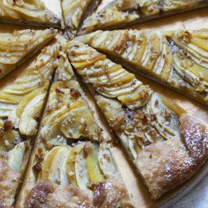 kruche ciasto z pigwą