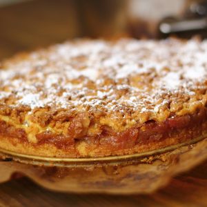 szarlotka z podwójną kruszonką