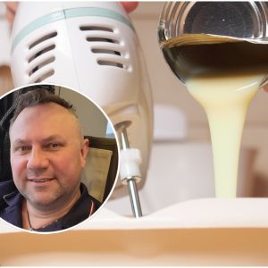 miksowanie mleka skondensowanego