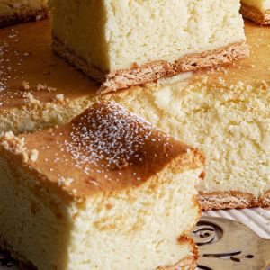 Sernik na herbatnikach - zbliżenie