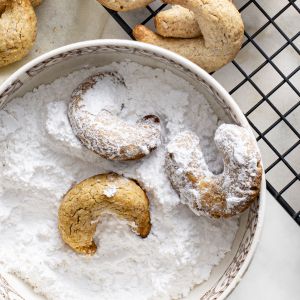 Krok ciasteczka vanillekipferl