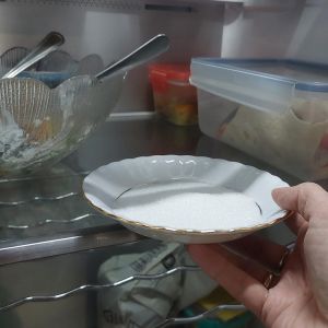cukier w lodówce