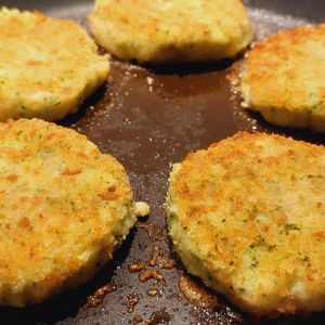 Kotlety ziemniaczano-brokułowe