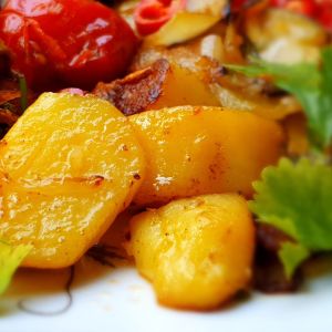 Ziemniaki w mleku kokosowym