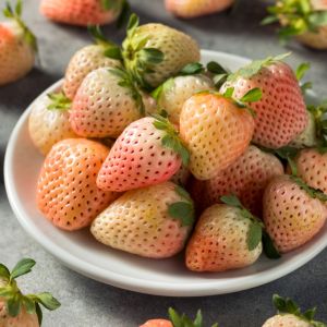 Białe truskawki ananasowe