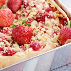 ciasto z truskawkami