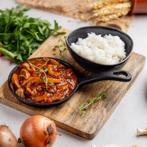 Gulasz z boczniaków