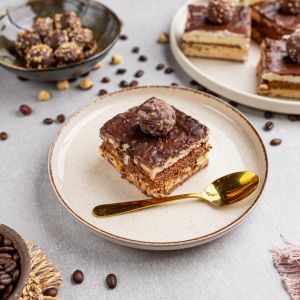 Ciasto ferrero rocher bez pieczenia