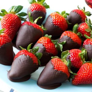 truskawki w czekoladzie