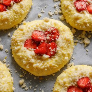 drożdżówki z owocami