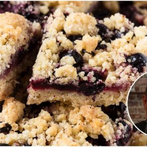 kruche ciasto z jagodami