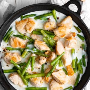 kurczak z fasolką szparagową