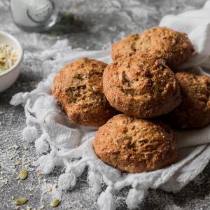 owsiane bułeczki z serka wiejskiego