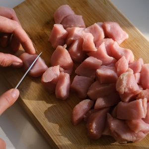 siekane mięso z kurczaka