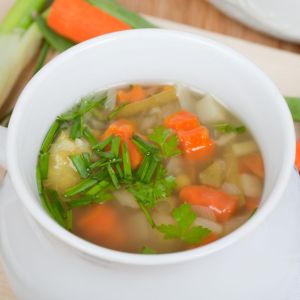 zupa z fasolki szparagowej po śląsku - sznitbony