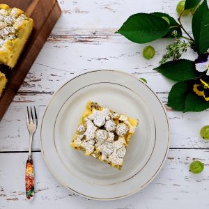 Szybkie ciasto z agrestem