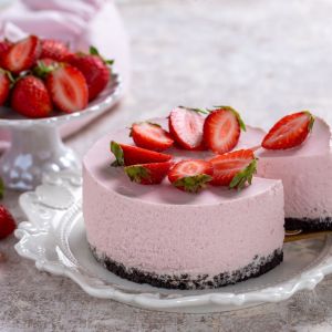 wegański sernik na zimno