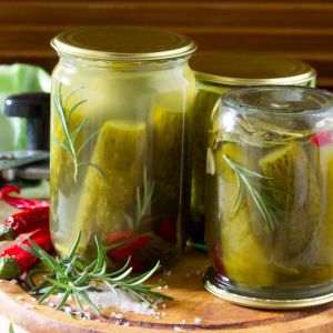 ogórki z rozmarynem