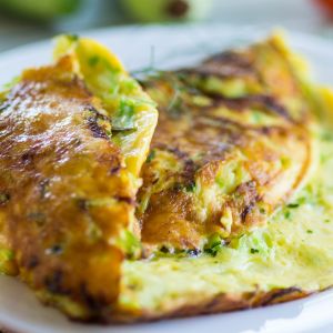 omlet z cukinii